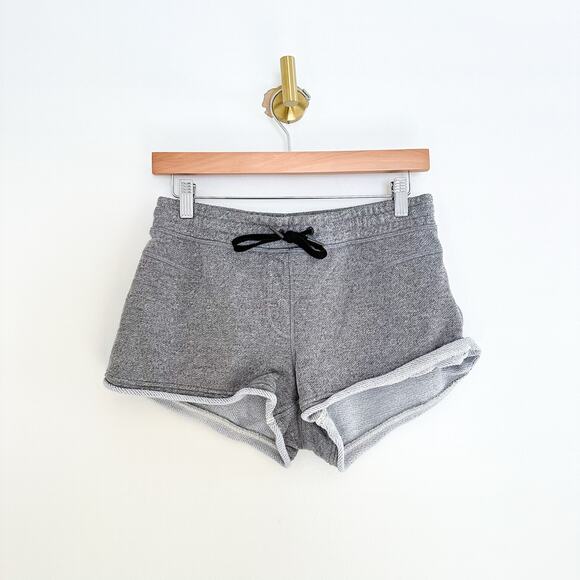 Lululemon All You Need French Terry Shorts Gray Marle 4 - Picture 2 of 5